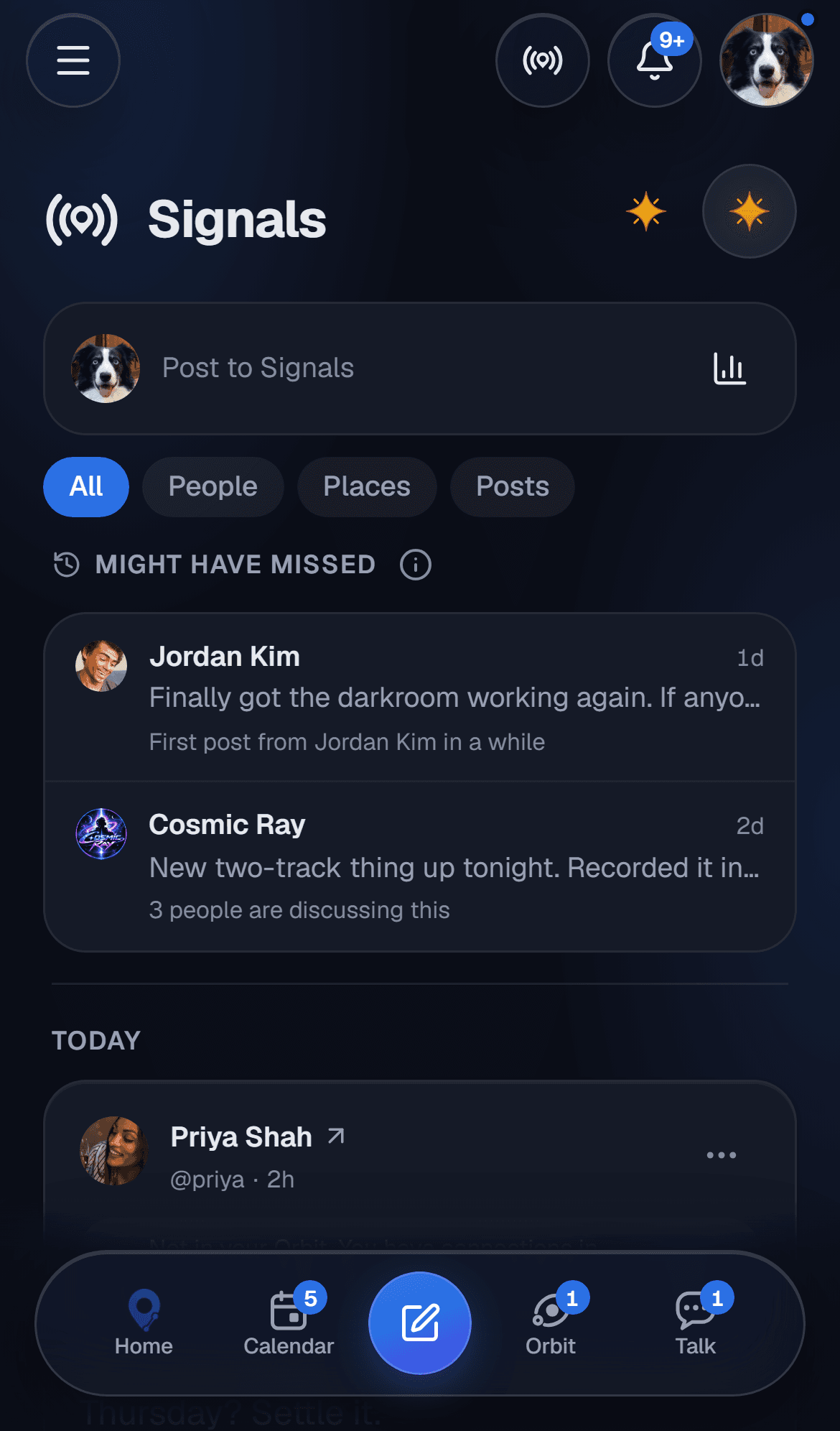 Signals & Flares on a phone