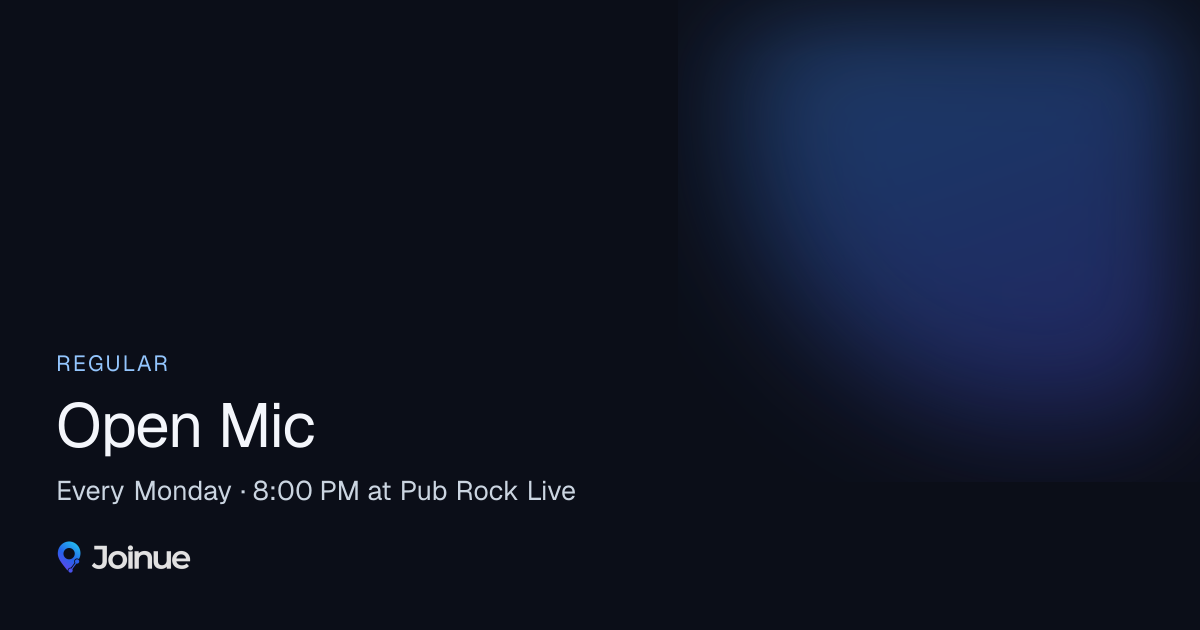 Open Mic